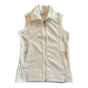 Columbia Cream Fleece Vest